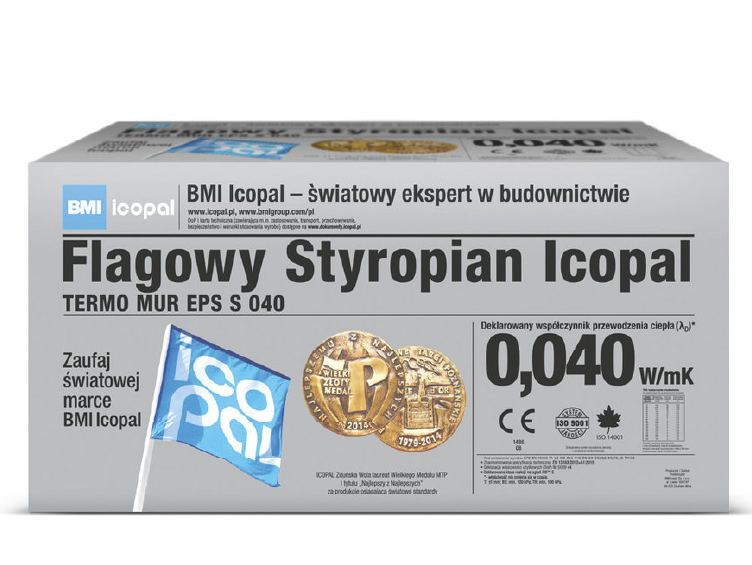 Flagowy Styropian Icopal TERMO MUR EPS S - 040