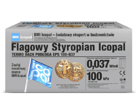 Flagowy Styropian Icopal TERMO DACH PODŁOGA EPS 100-037